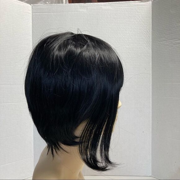 DEMON SLAYE Synthetic Wig black two wigs in one, ponytail extension‎ - Picture 13 of 14